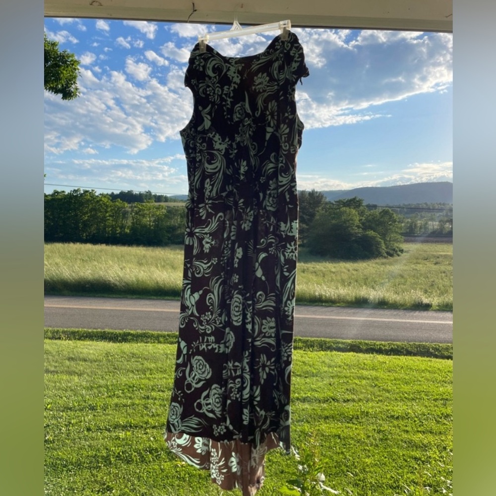 Women’s size 2X brown floral dress